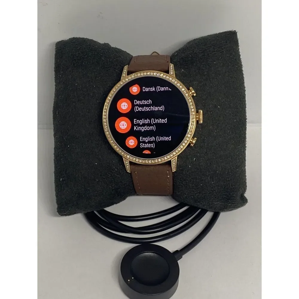 Fossil Gen 4 Authentic Digital Dial Smart Watch Custom Band FTW6015 AB466